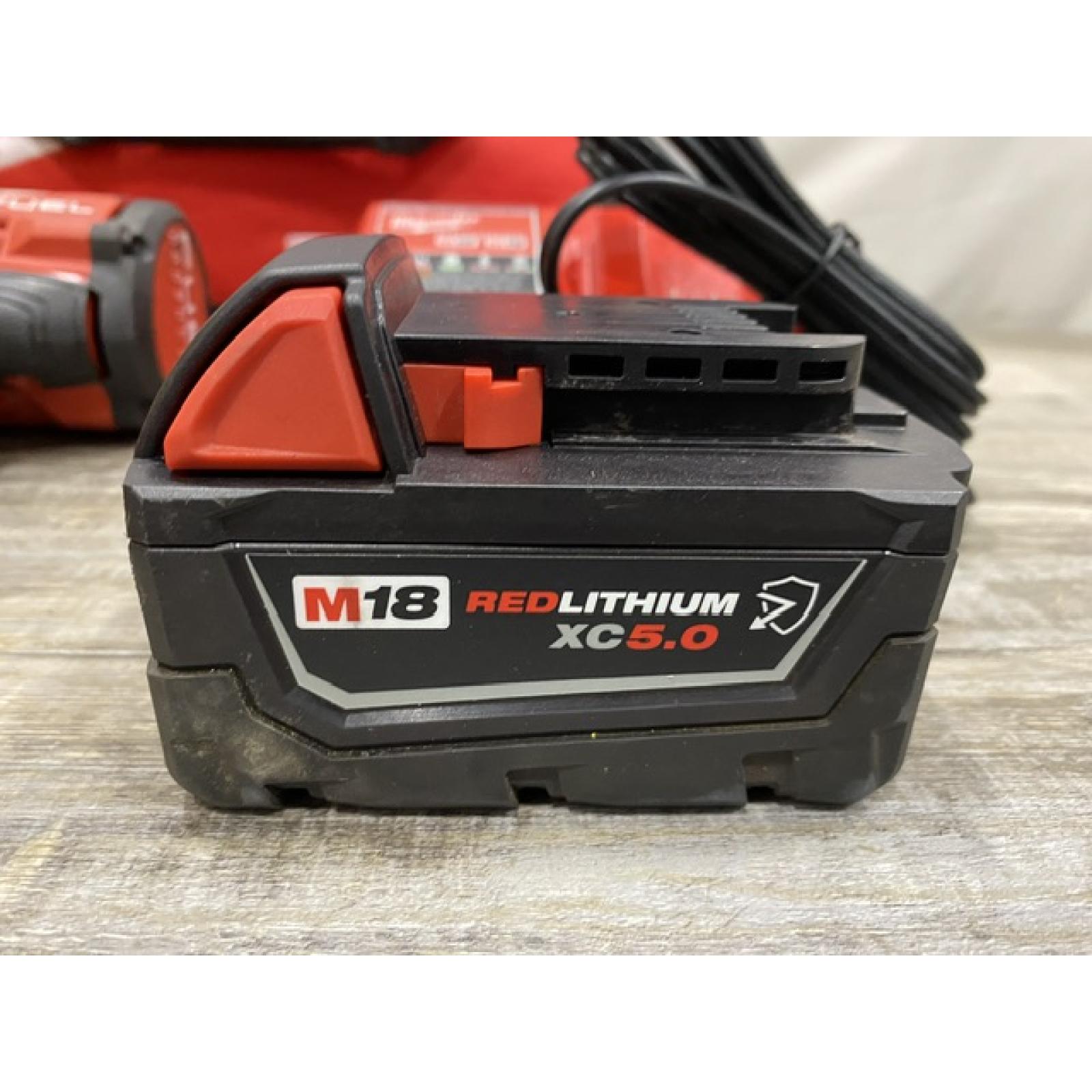 AS-IS Milwaukee FUEL 18V Lithium-Ion Brushless Cordless 1/2 in. Impact Wrench w/Friction Ring Kit
