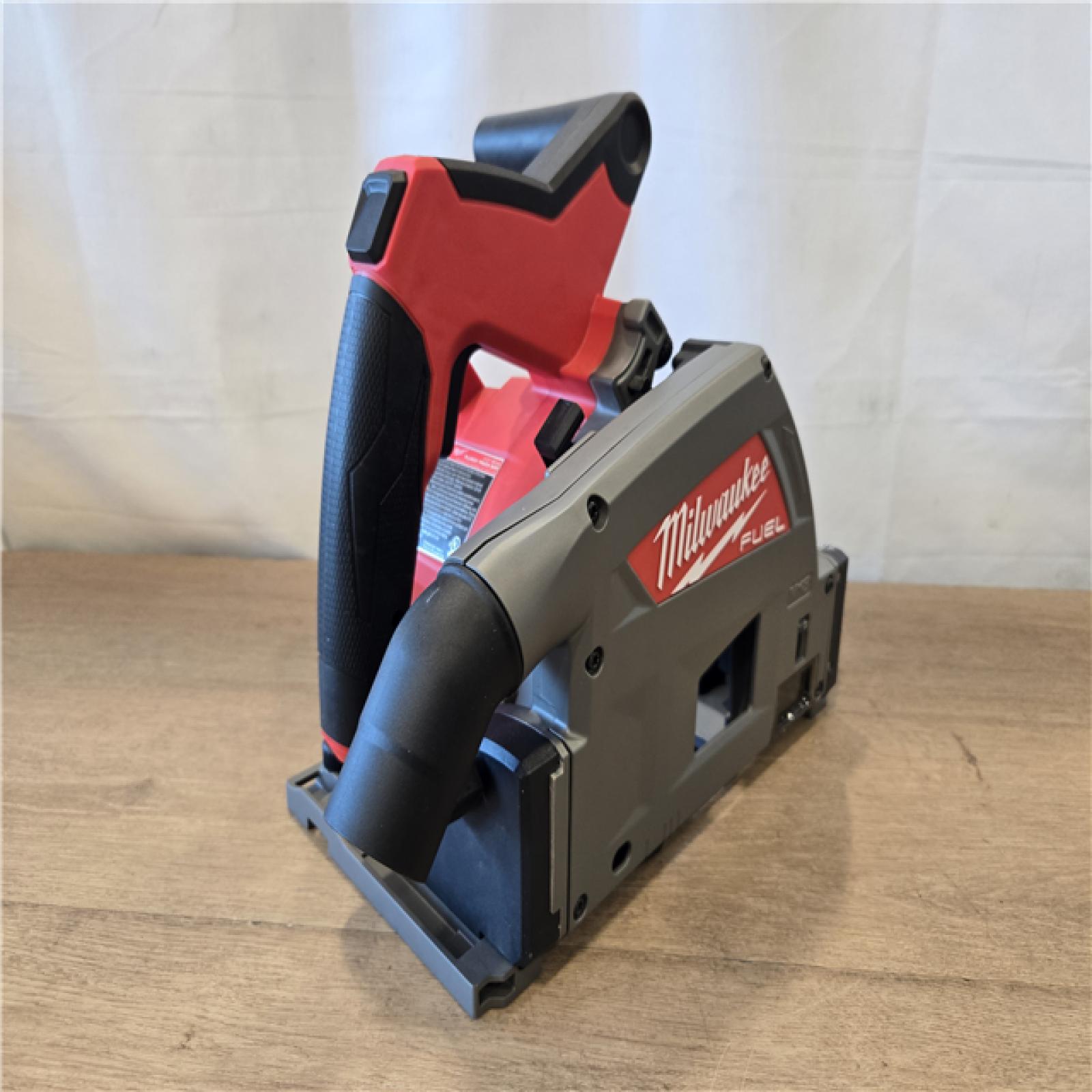 AS-IS Milwaukee FUEL 18V Cordless 6-1/2 in. Plunge Cut Track Saw (Tool-Only)
