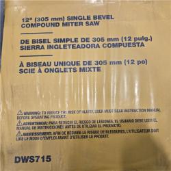 NEW! - 15 Amp Corded Single Bevel Compound Miter Saw