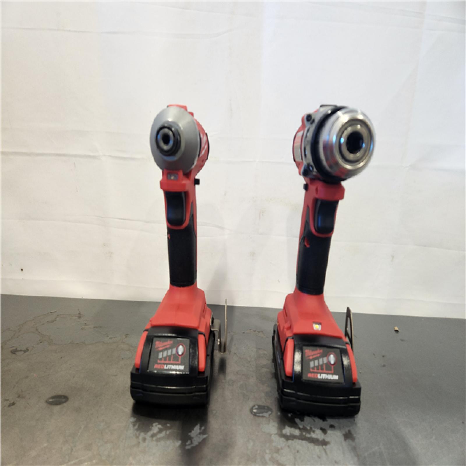 AS-IS- Milwaukee M18 Compact Brushless 2-Tool Combo Kit