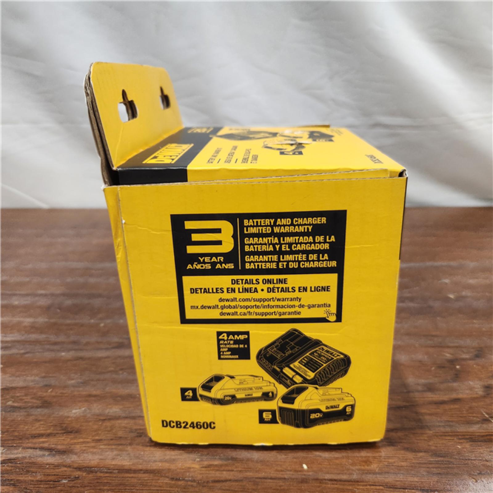 NEW DEWALT 20V MAX Lithium-Ion 6.0Ah and 4.0Ah Battery and Charger Starter Kit