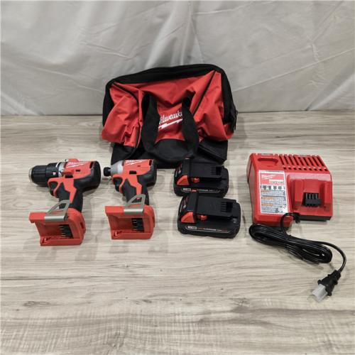 AS-IS Milwaukee M18 Compact 2-Tool Combo Kit