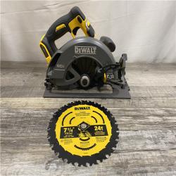 AS-IS DEWALT FLEXVOLT 60V MAX Cordless Brushless 7-1/4 in. Circular Saw with Brake (Tool Only)