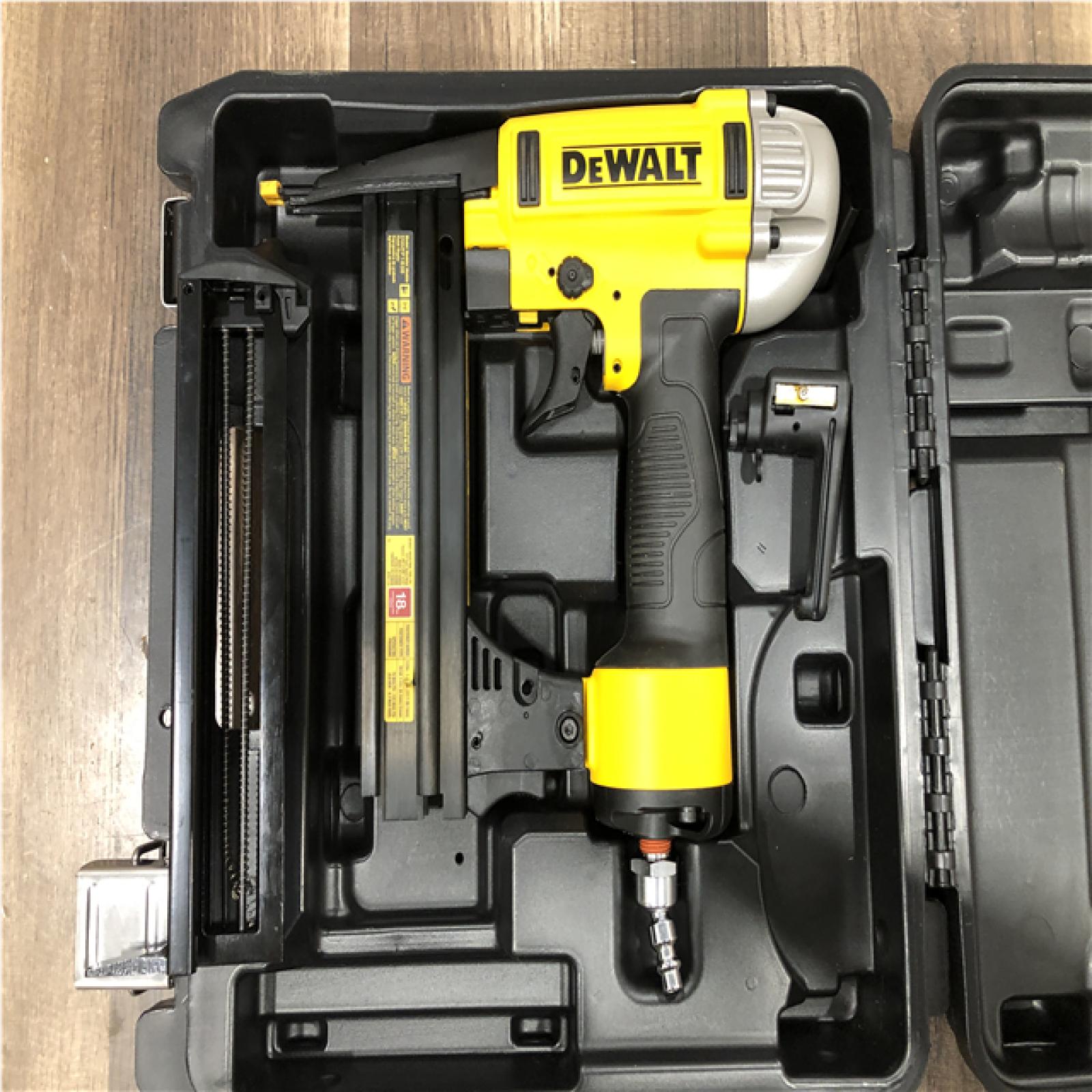 AS-IS DEWALT Pneumatic 18-Gauge 1/4 in. Crown Corded Stapler