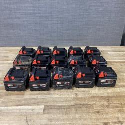 Houston Location AS-IS Milwaukee Batteries QTY/15