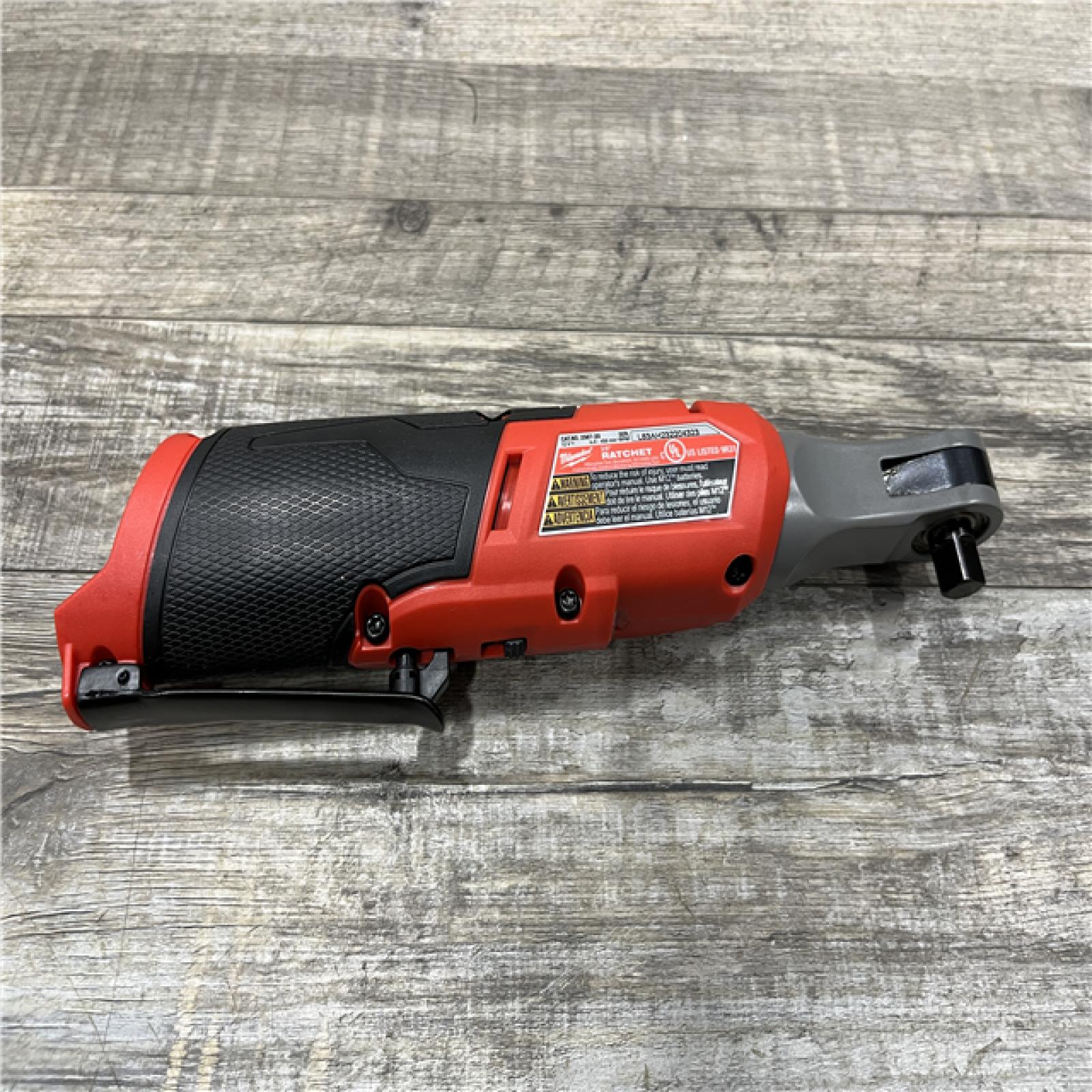 AS-IS Milwaukee FUEL 12-Volt Lithium-Ion Brushless Cordless High Speed 3/8 in. Ratchet (Tool-Only)