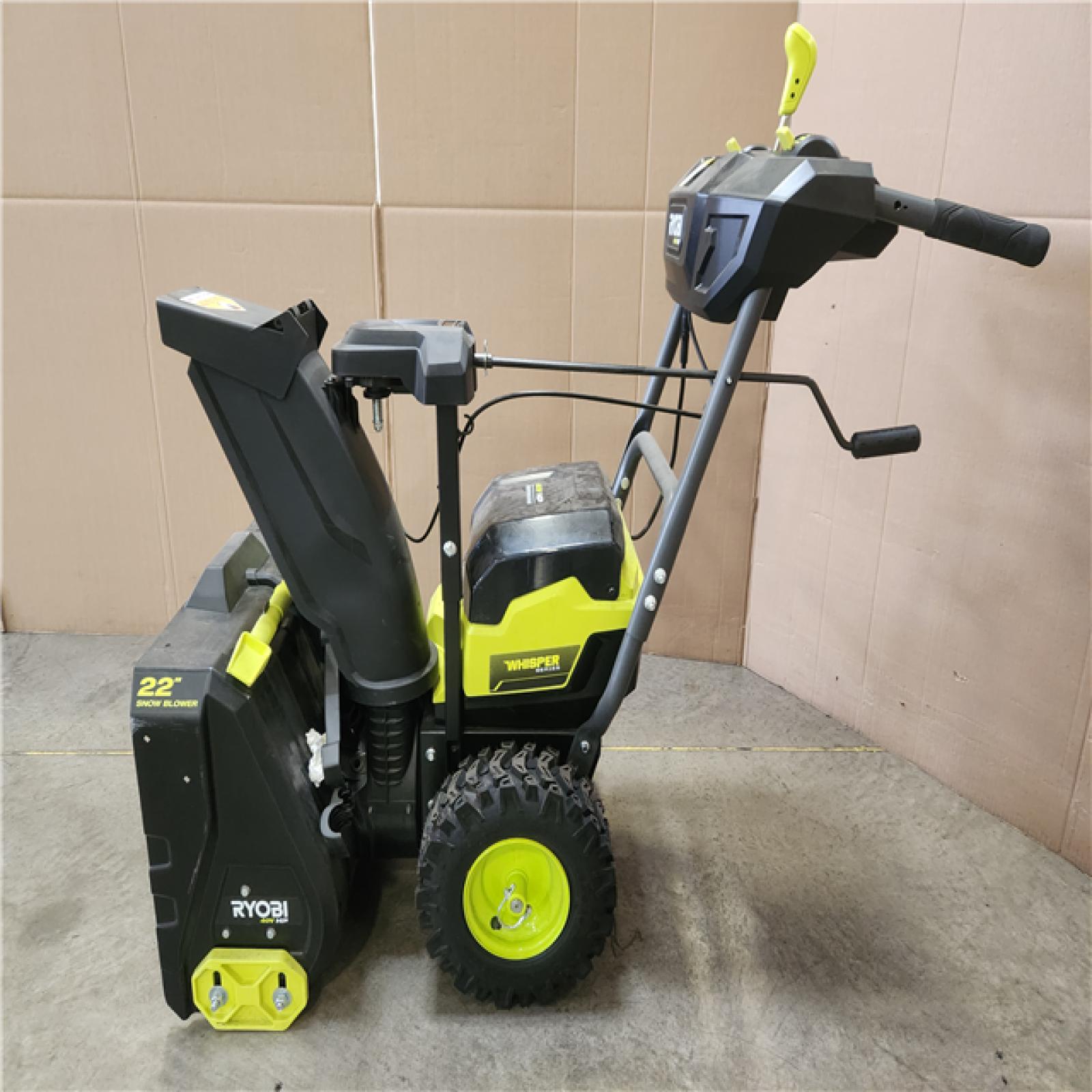 Phoenix RYOBI 40V HP Brushless Whisper Series 22 2-Stage Cordless Electric Self-Propelled Snow Blower (TOOL ONLY) (NO BATTERIES)