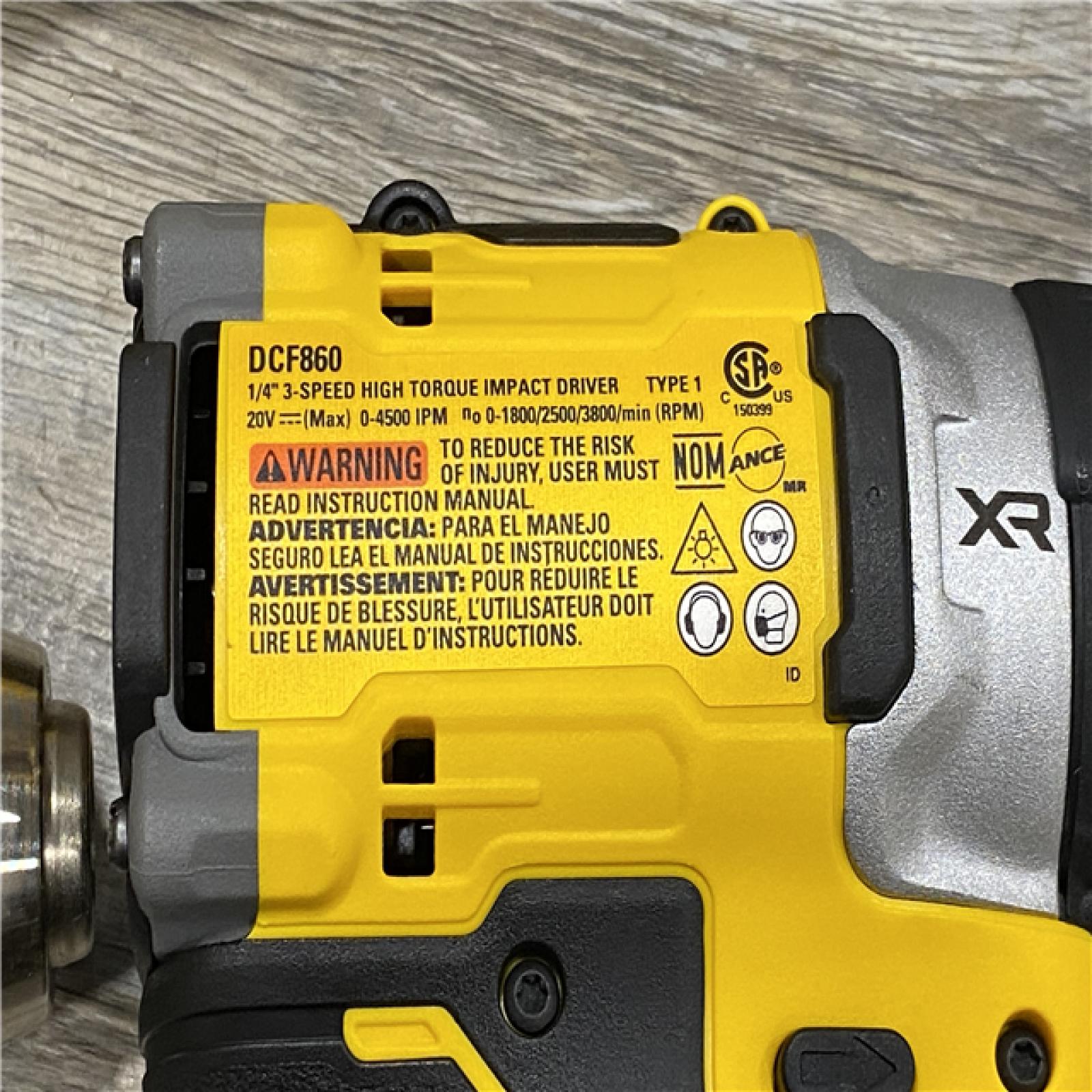 AS-IS DEWALT 20V MAX Lithium-Ion Cordless 3-Tool Combo Kit