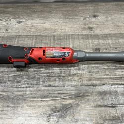 AS-IS Milwaukee FUEL 12V Lithium Ion Brushless 3/8 in. Drive Extended Reach Cordless Ratchet (Tool-Only)