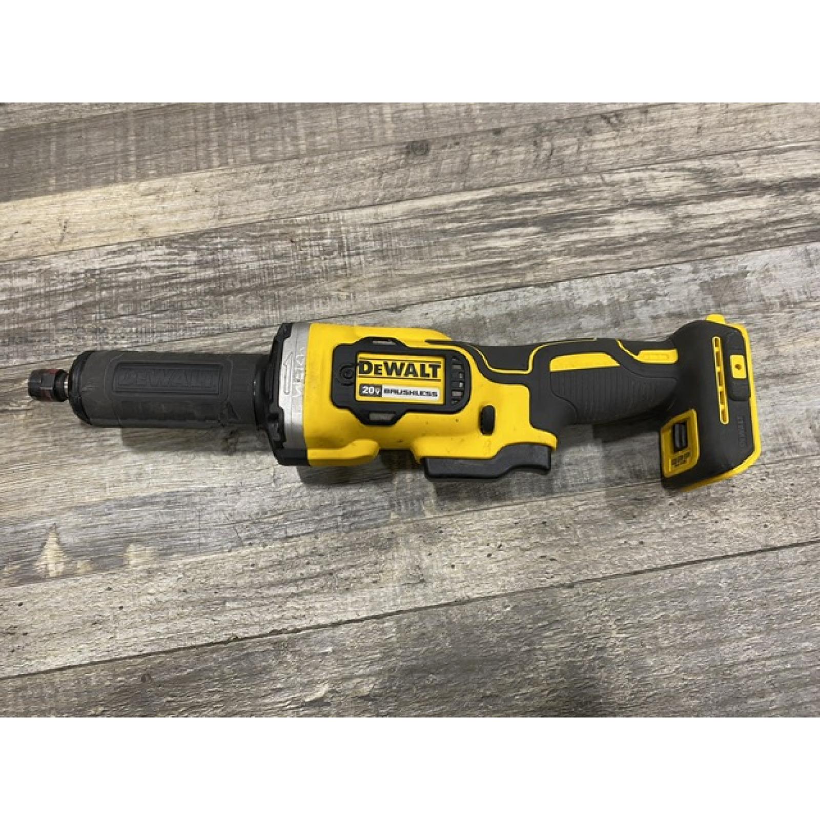 AS-IS DEWALT 20-Volt MAX XR Lithium-Ion Cordless Brushless 1-1/2 in. Variable Speed Die Grinder (Tool-Only)