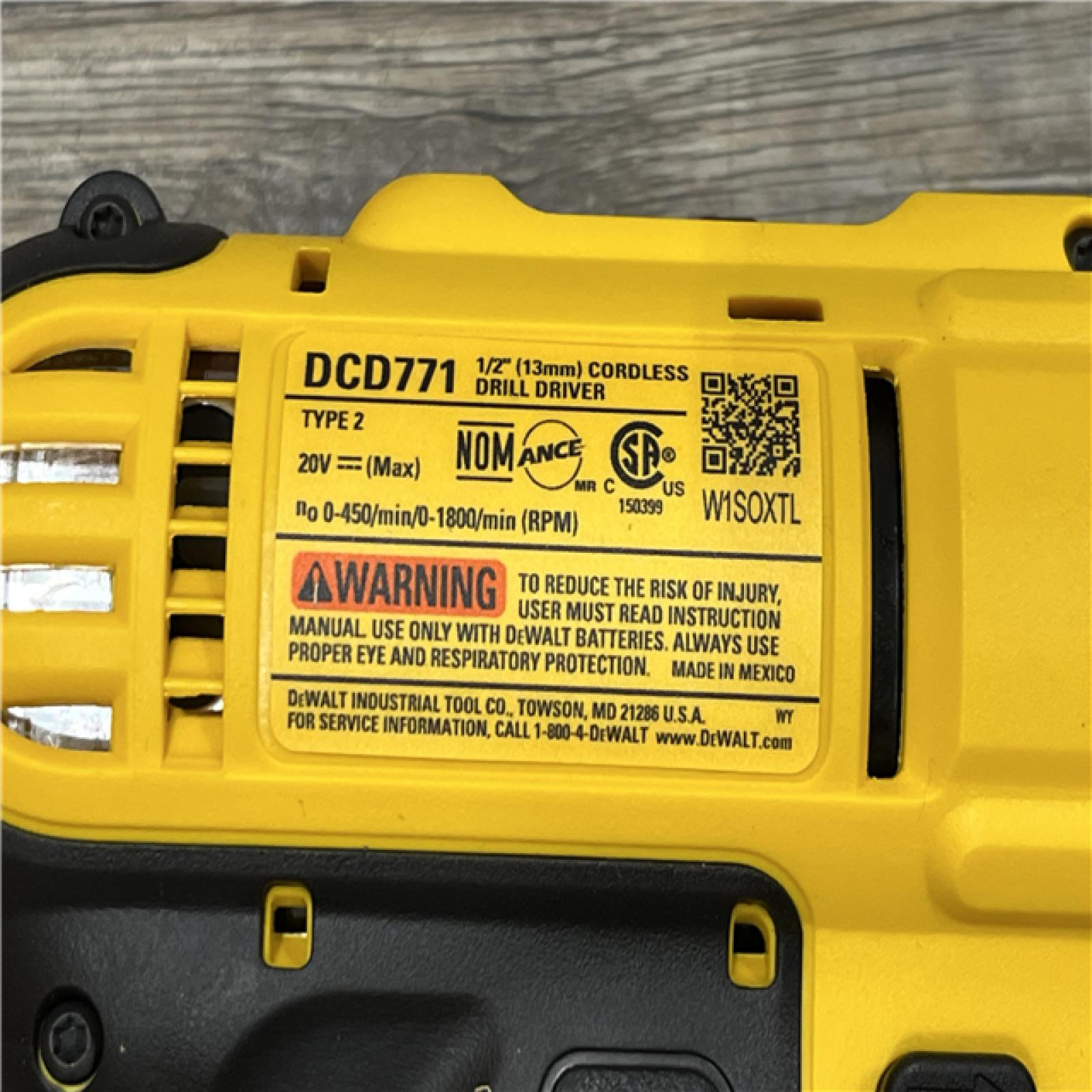 AS-IS DEWALT 20V MAX Cordless Drill/Impact 2 Tool Combo Kit