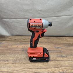 AS-IS Milwaukee M18 Compact Brushless 1/4  Hex Impact Driver Kit