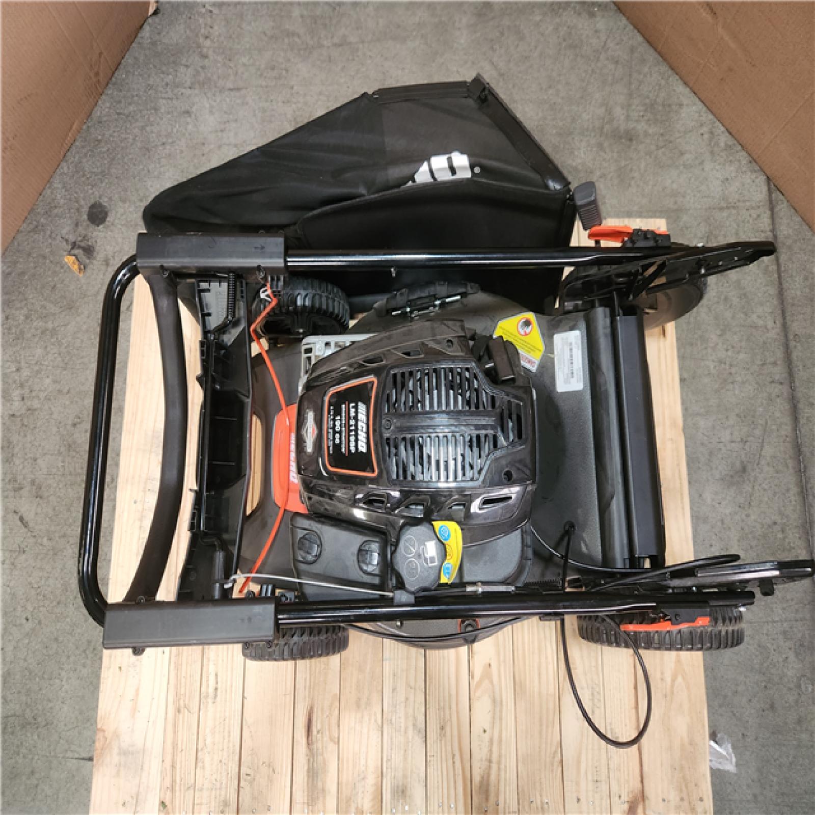 Phoenix LIKE NEW ECHO 21 in. 190 cc Briggs and Stratton Gas 3-in-1 Dual Blade RWD Self-Propelled Lawn Mower with Single Lever Deck Adjustment