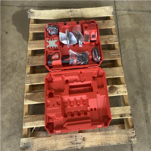 Houston Location - AS-IS Tool Pallet MILWAUKEE SHORT THROW PRESS TOOL W/ PEX CRIMP JAWS