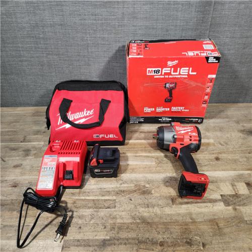 HOUSTON LOCATION - AS-IS Milwaukee M18 FUEL 18V Lithium-Ion Brushless Cordless 1/2 in. Impact Wrench w/Friction Ring Kit