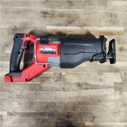 HOUSTON LOCATION - AS-IS (APPEARS LIKE NEW) Milwaukee M18 Fuel 18V Brushless Super Sawzall Reciprocating Saw 2722-20 (Bare Tool)