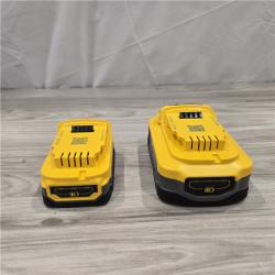 AS-IS Dewalt 20V MAX POWERSTACK Batteries and Charger Starter Kit (1.7 Ah/5 Ah) - DCBP315-2C