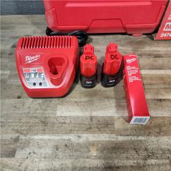 HOUSTON LOCATION - AS-IS M12 12-Volt Lithium-Ion Cordless PEX Expansion Tool Kit with (2) 1.5 Ah Batteries  (3) Expansion Heads and Hard Case