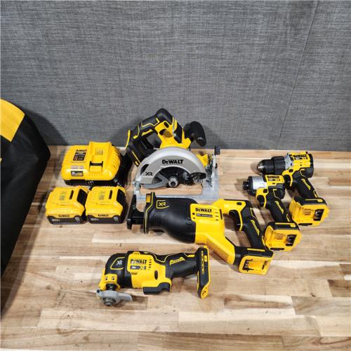 HOUSTON LOCATION - AS-IS DEWALT 5 TOOL COMBO KIT