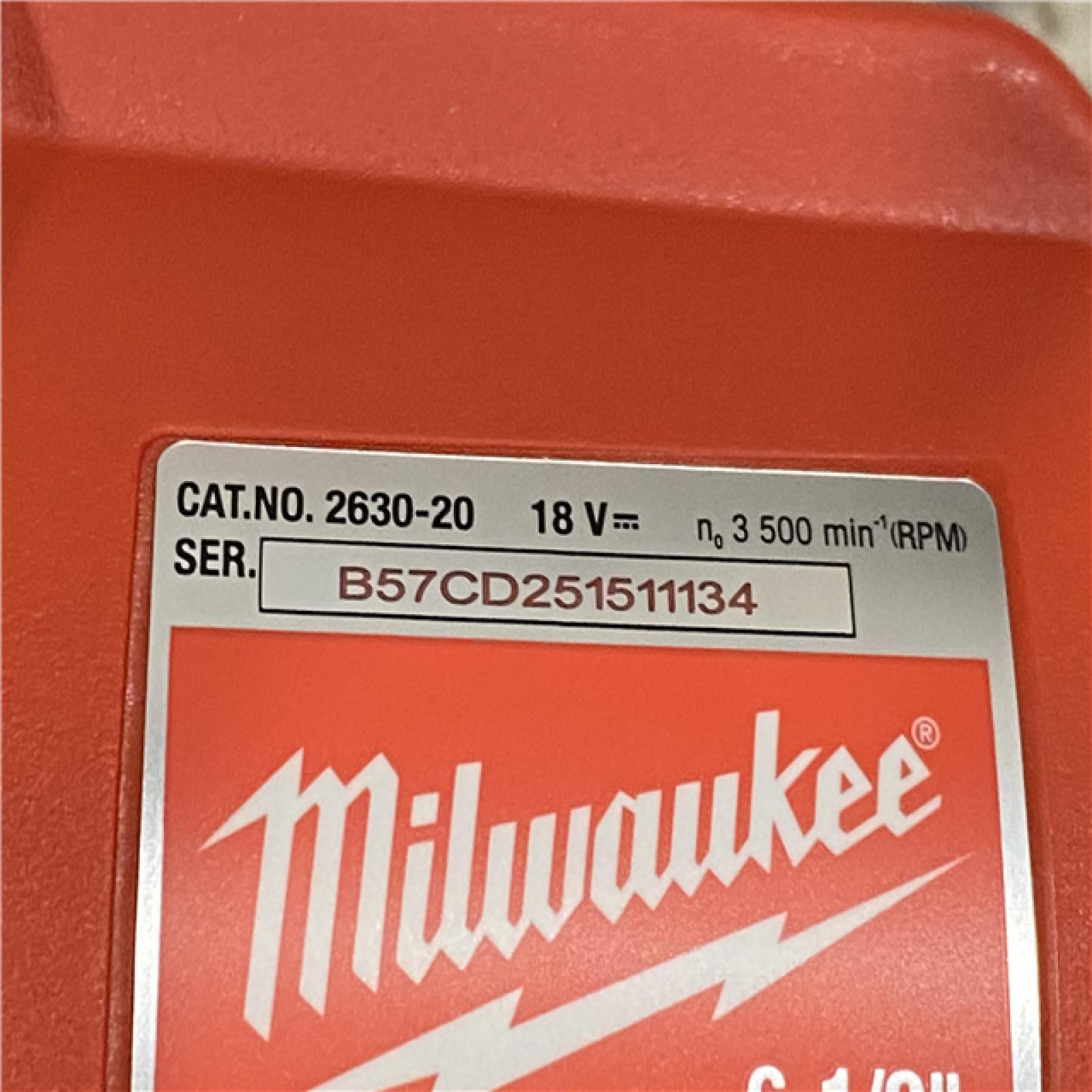 AS-IS Milwaukee 18V Lithium-Ion Cordless 6-1/2 in. Circular Saw (Tool-Only)