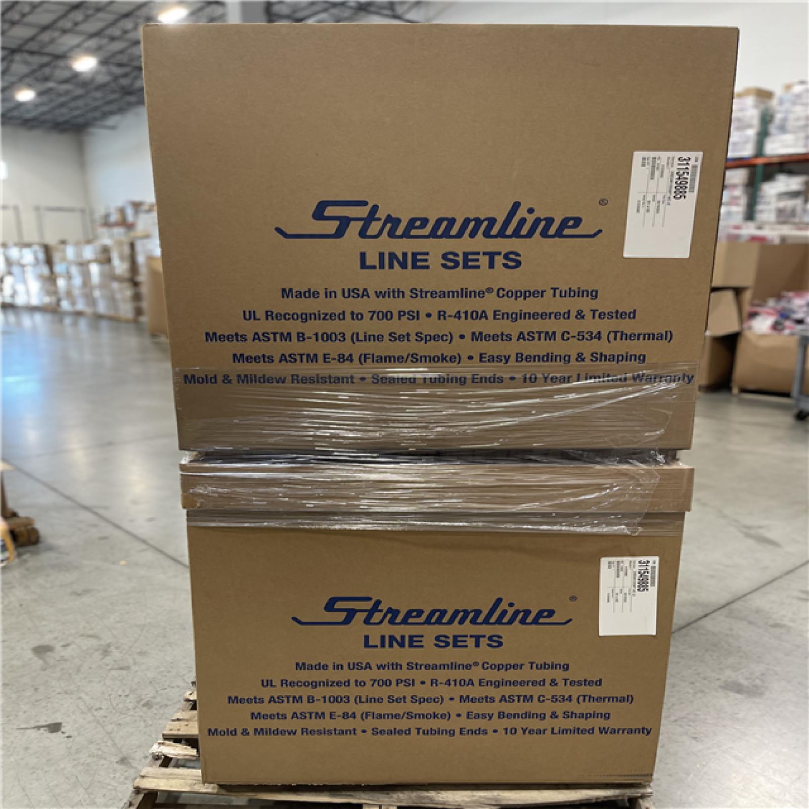 DALLAS LOCATION- MUELLER INDUSTRIES 3/8 x 3/4 x 50ft Air Conditioner Line Set PALLET (9 UNITS)