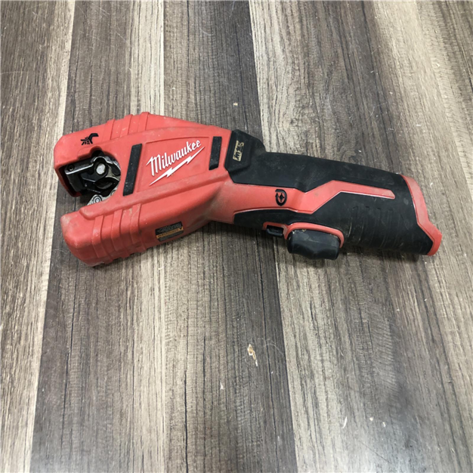 AS-IS Milwaukee  12V Lithium-Ion Cordless Copper Tubing Cutter (Tool-Only)