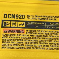 AS-IS DEWALT 20-Volt 21° Cordless Framing Nailer (Tool-Only)