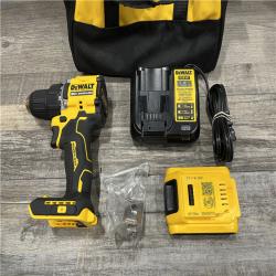 AS-IS DEWALT Atomic 20V Lithium-Ion Cordless Compact 1/2 in. Drill/Driver Kit