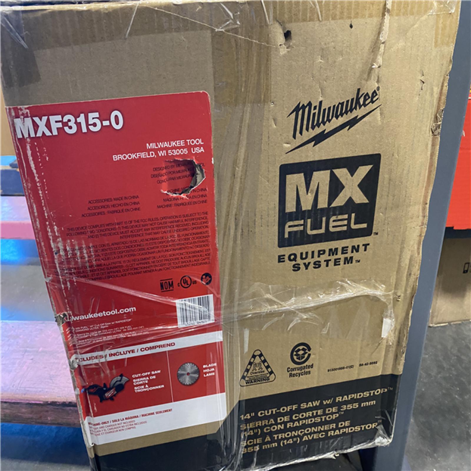 NEW MX FUEL Lithium-Ion 14 in. Cut-Off Saw with RAPIDSTOP Brake and Diamond Ultra Segmented Blade (Tool-Only)