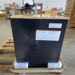 DALLAS LOCATION - Husky Modular Tool Storage 52 in. W x 20 in. D Standard Duty Black Mobile Workbench Cabinet