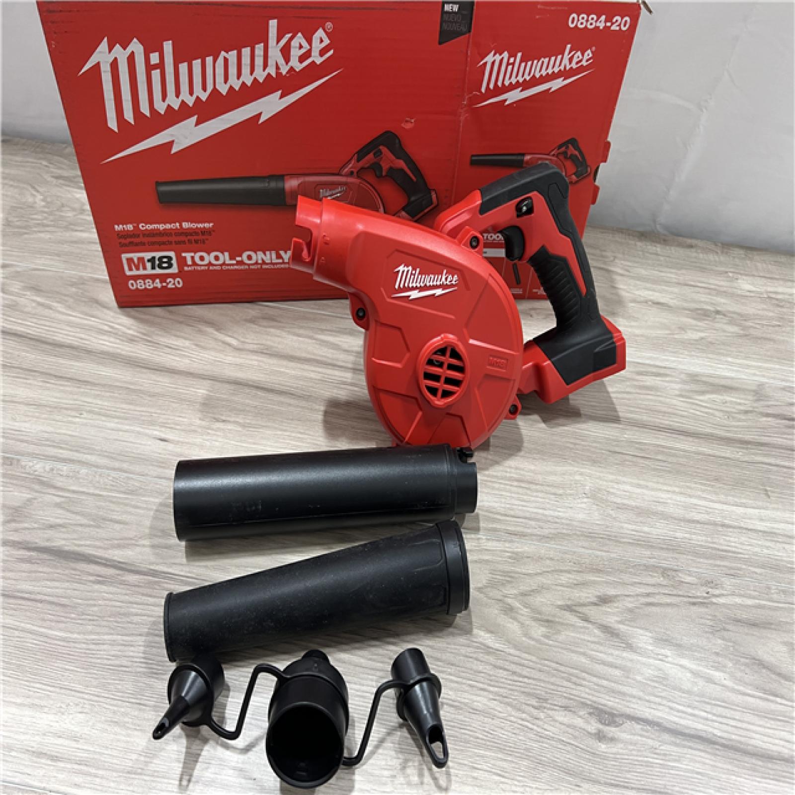 AS-IS Milwaukee Electric Tools 0884-20 Milwaukee M18 Compact Blower [bare Tool]