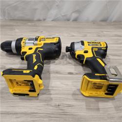 AS-IS DEWALT 20V MAX Cordless Hammer Drill/Driver 2 Tool Combo Kit