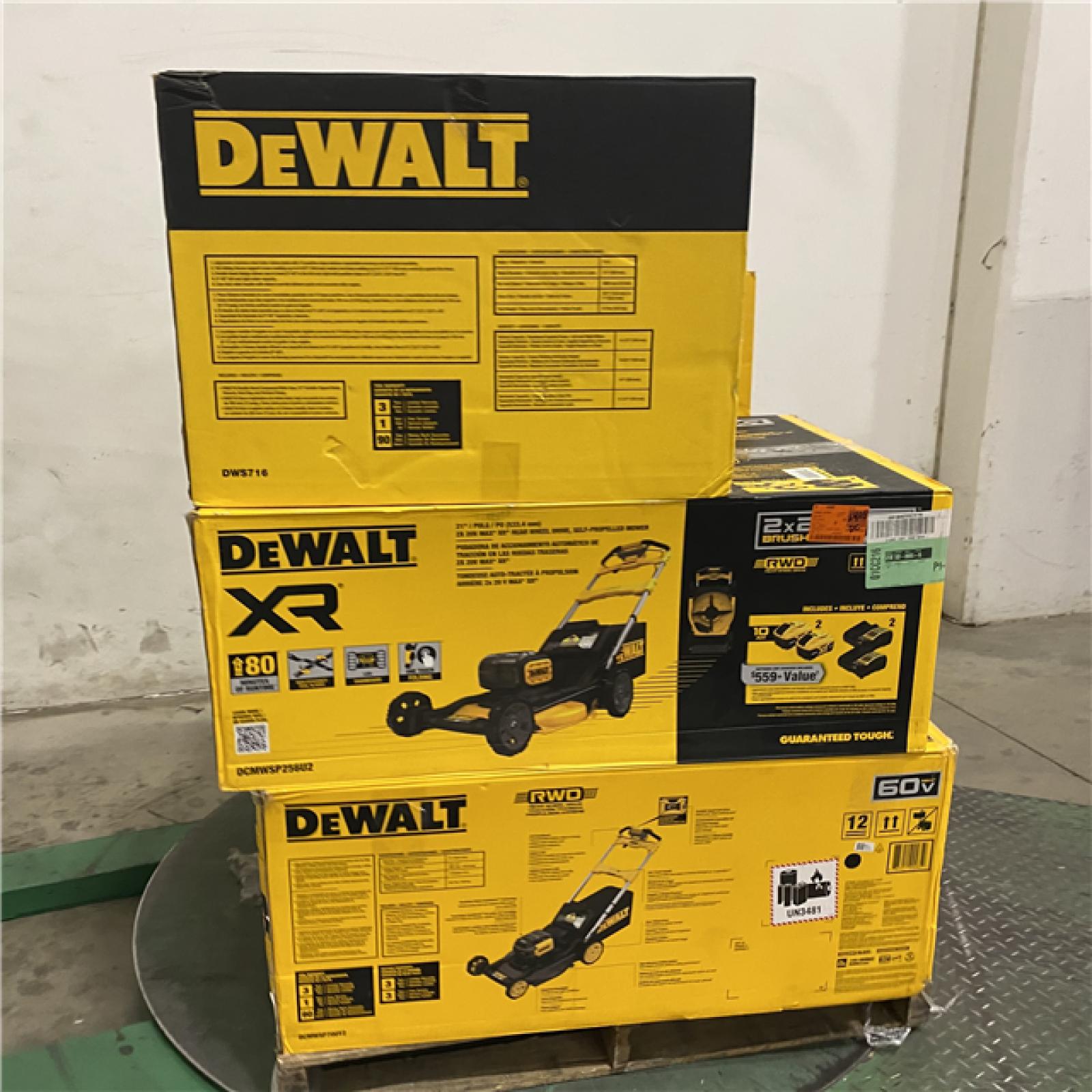 Dallas Location - As-Is DEWALT Tool Pallet