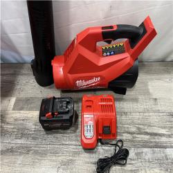 AS-IS Milwaukee FUEL 120 MPH 500 CFM 18V Brushless Cordless Battery Powered Leaf Blower Kit