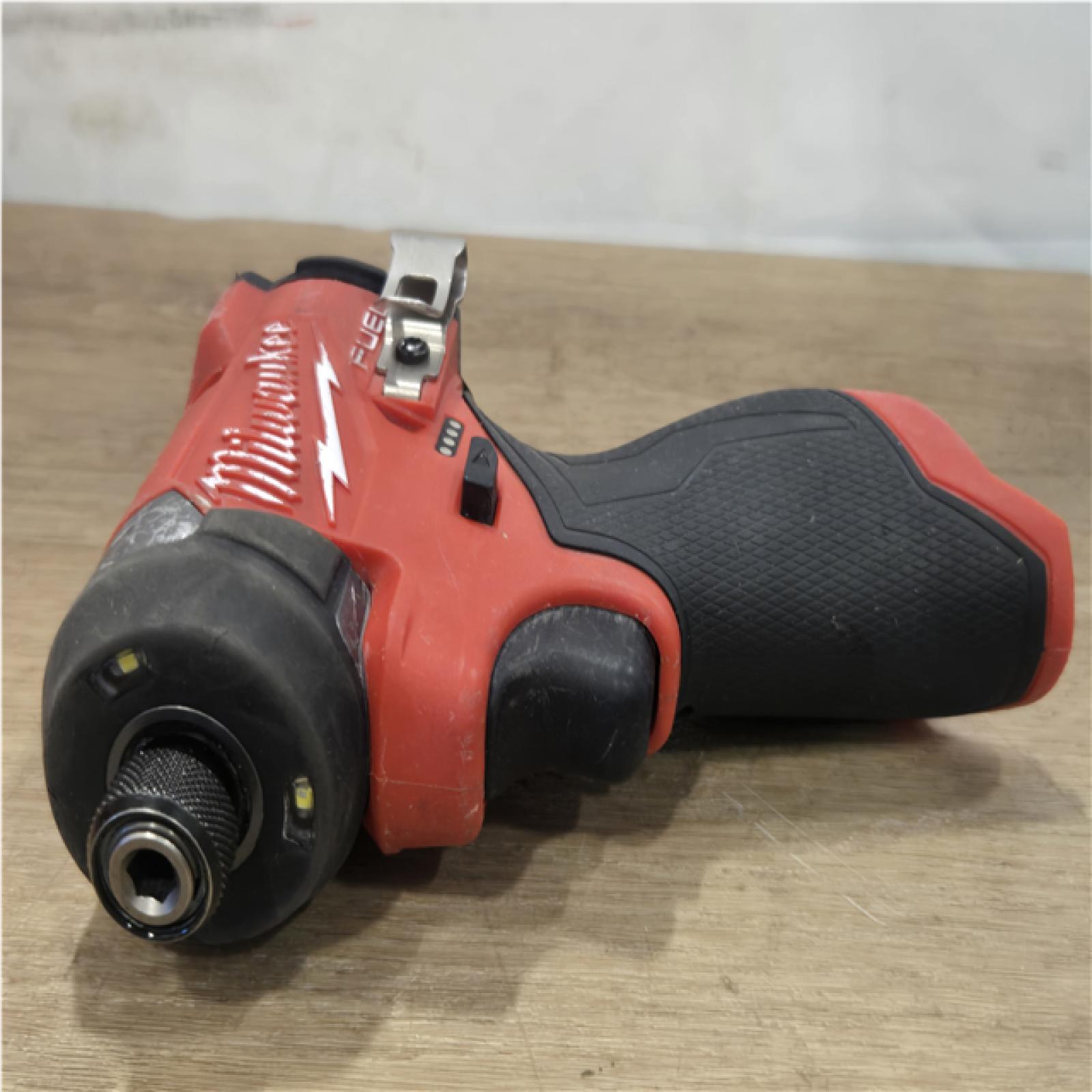 AS-IS Milwaukee FUEL 12V Lithium-Ion Brushless Cordless 1/4 in. Hex Impact Driver (Tool-Only)