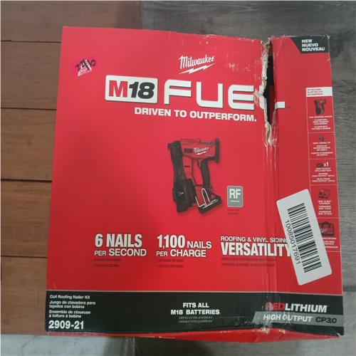 CALIFORNIA AS-IS MILWAUKEE COIL ROOFING NAILER KIT