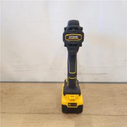 AS-IS- DEWALT ATOMIC 20V Lithium-Ion Cordless 1/2 in. Hammer Drill Kit with 5.0 Ah Battery and Charger