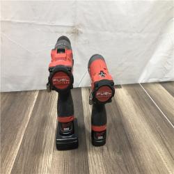 AS-IS Milwaukee FUEL 12-Volt Lithium-Ion Brushless Cordless Hammer Drill and Impact Driver Combo Kit