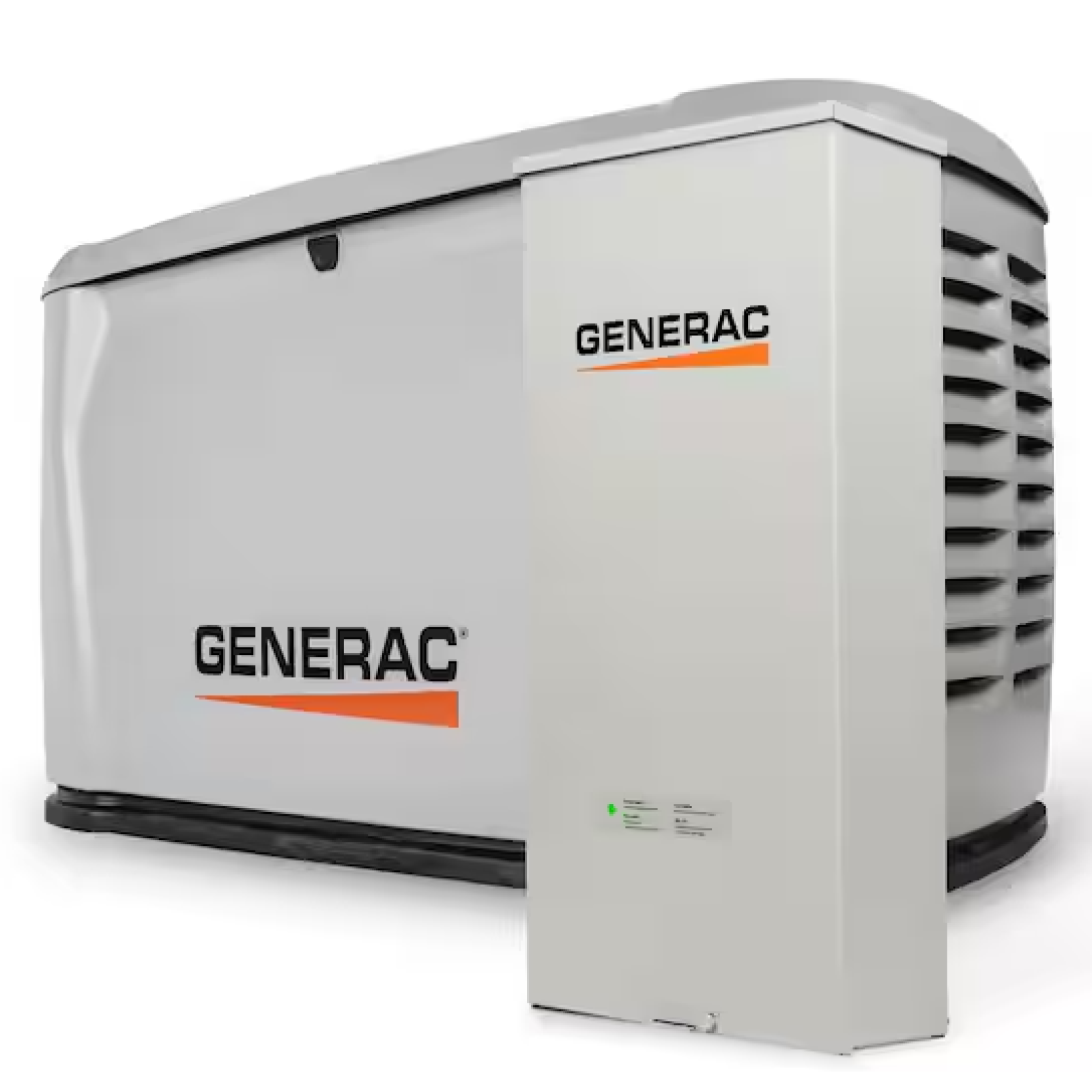 DALLAS LOCATION- AS-IS GENERAC 26 000 Watt Air-Cooled Standby Generator and 200-AMP Transfer Switch