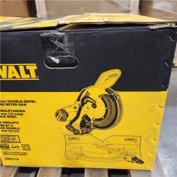 AS-IS DEWALT 12 in. 15 Amp Compound Double Bevel Miter Saw