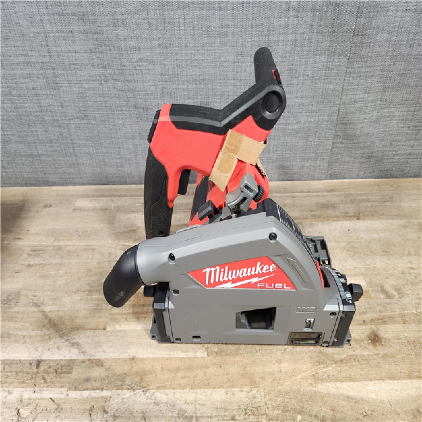 HOUSTON LOCATION - AS-IS Milwaukee  FUEL 18V Lithium-Ion Cordless Brushless 6-1/2 in. Plunge Cut Track Saw (Tool-Only)