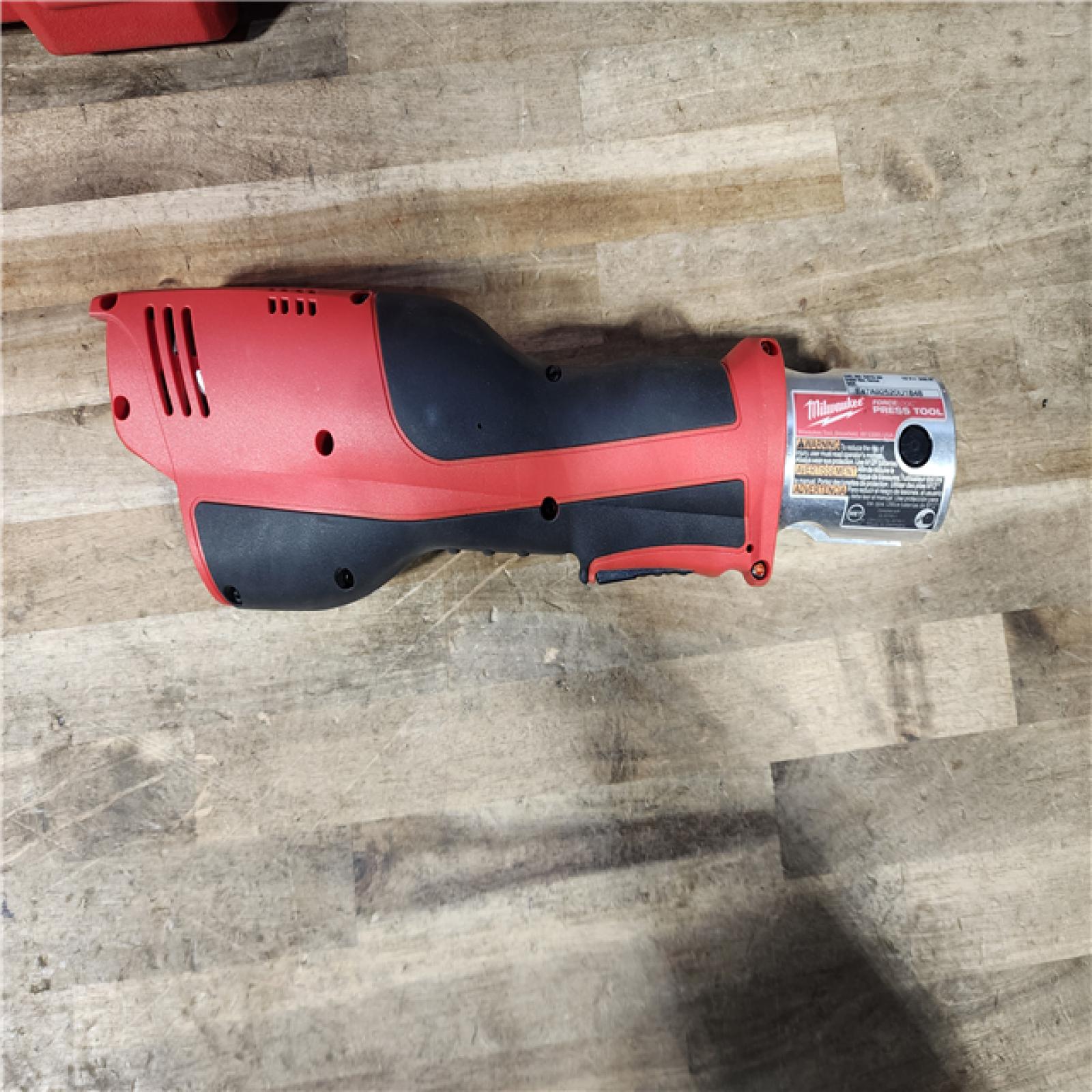 HOUSTON LOCATION - AS-IS M12 12-Volt Lithium-Ion Force Logic Cordless Press Tool Kit (2 Jaws Included) with Two 1.5 Ah Battery and Hard Case