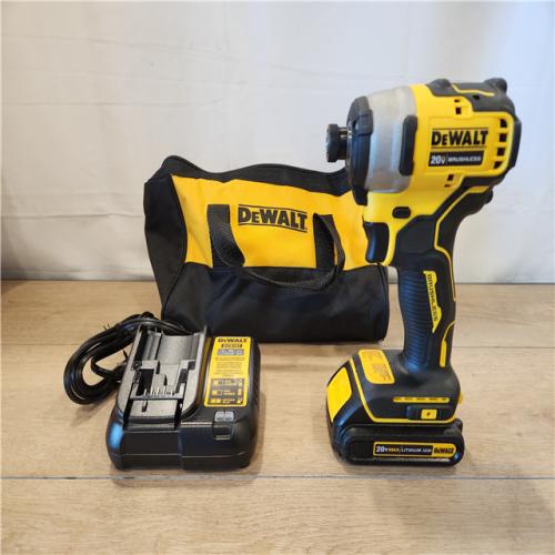 AS-IS- DEWALT ATOMIC 20V MAX* Brushless Cordless Compact 1/4 in. Impact Driver Kit