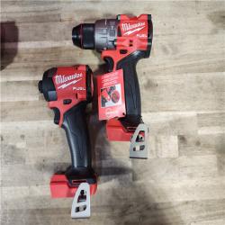 HOUSTON LOCATION - AS-IS (APPEARS LIKE NEW) M18 FUEL 18V Lithium-Ion Brushless Cordless Hammer Drill and Impact Driver Combo Kit (2-Tool) with 2 Batteries