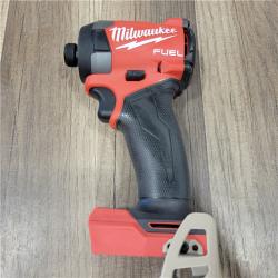 AS-IS  Milwaukee 2953-20 18V Lithium-Ion Brushless Cordless 1/4   Hex Impact Driver Bare Tool  Red