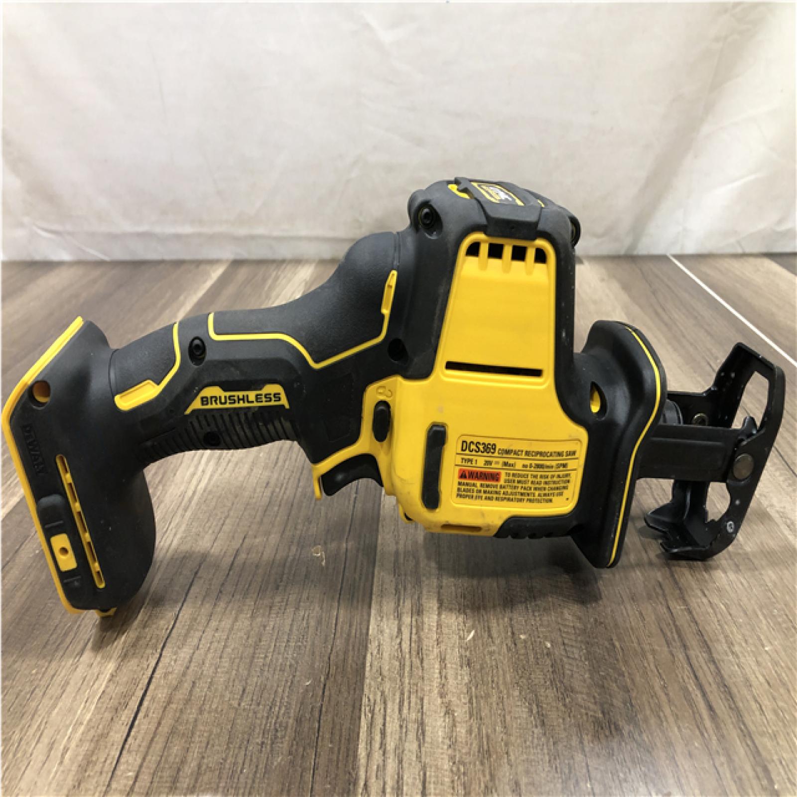 AS-IS DEWALT ATOMIC 20V MAX Cordless Brushless Compact Reciprocating Saw (Tool Only)