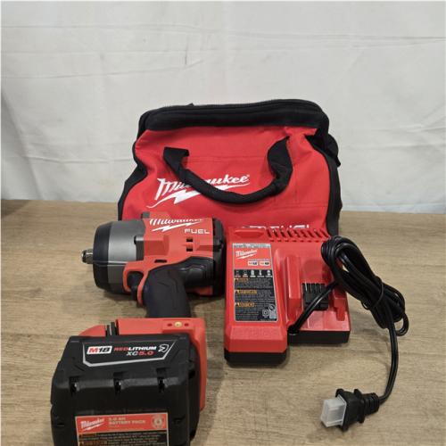 AS-IS Milwaukee FUEL 18V Lithium-Ion Brushless Cordless 1/2 in. Impact Wrench w/Friction Ring Kit