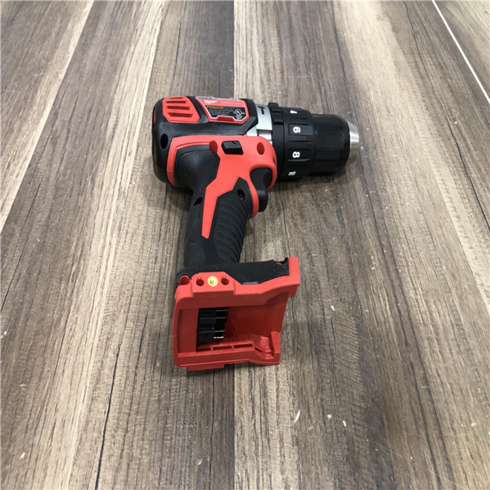 AS-IS Milwaukee 18V Lithium-Ion Cordless 1/2 in. Hammer Drill/Driver (Tool-Only)