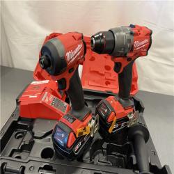 AS-IS - Milwaukee M18 FUEL 18V Lithium-Ion Brushless Cordless Hammer Drill and Impact Driver Combo Kit