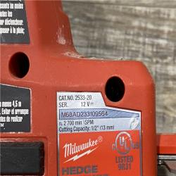 AS-IS Milwaukee FUEL 8 in. 12V Lithium-Ion Brushless Cordless Hedge Trimmer Kit